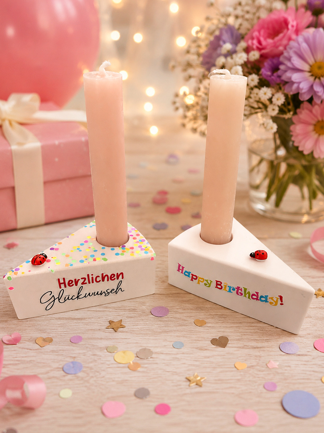 Kuchenstück mit Kerze🎂